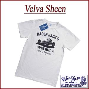 Velva Sheen ベルバシーン USA製 半袖 RACER JACK’S SPEEDWAY TEE Tシャツ 162035｜jtwoshop