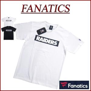 FANATICS ファナティクス 当店別注モデル! レイダース ボックスロゴプリント 半袖 Tシャツ FM01-OR-1S01