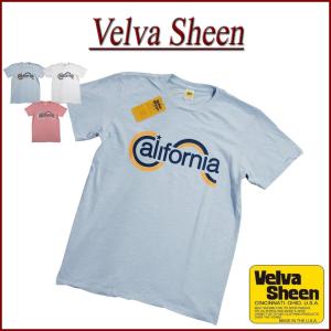 Velva Sheen ベルバシーン USA製 CALIFORNIA TEE 半袖 スラブ Tシャツ 162168｜jtwoshop