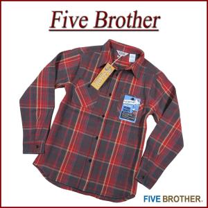 FIVE BROTHER(ファイブブラザー)150801 ブロックチェック ジップ FIVE BROTHER(ファイブブラザー)150801 ブロックチェック ジップ