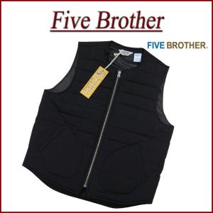 FIVEBROTHER（ファイブブラザー） ダウン ジップアップ 無地 fb1515065