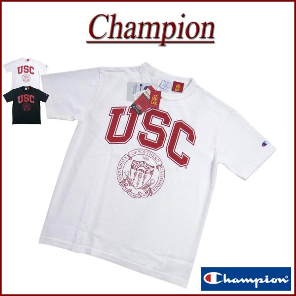 Champion チャンピオン × USC 南カリフォルニア大学 コラボ USA製 カレッジプリント...