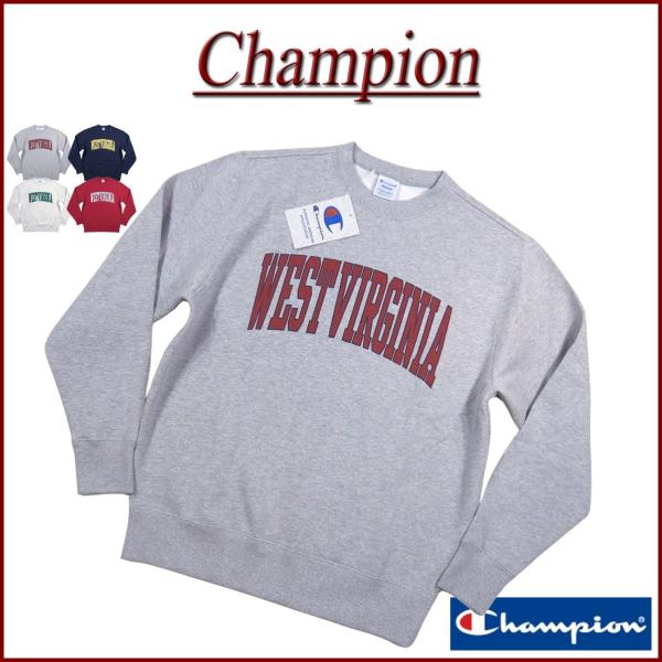 Champion チャンピオン トリコロールタグ カレッジプリント ミディアムウェイト スウェットシ...