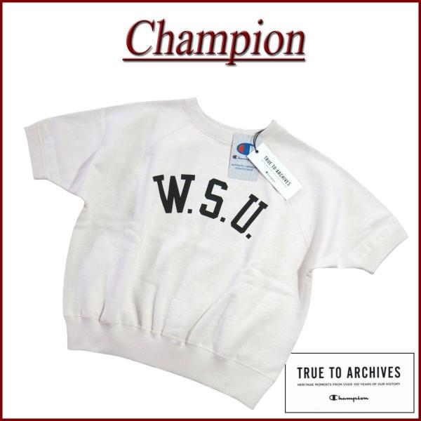 Champion チャンピオン 日本製 50’s ビンテージ 復刻モデル ランナーズタグ 半袖 スウ...