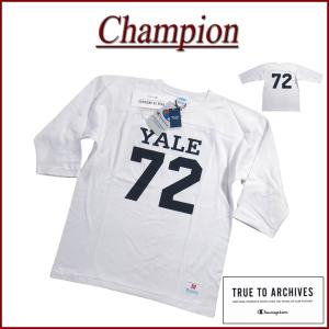 Champion（チャンピオン） 復刻ヴィンテージ フットボールTシャツ