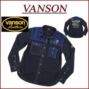 VANSON バンソン 半袖シャツ デニムシャツ バイカー メンズ トップス