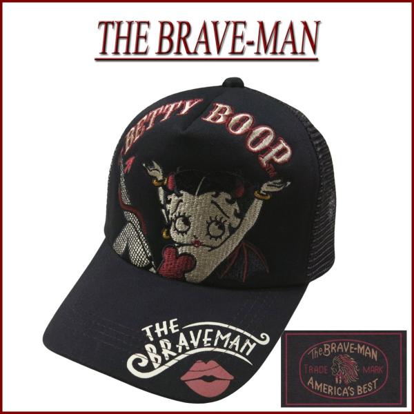 THE BRAVE-MAN ザ・ブレイブマン × BETTY BOOP ベティ・ブープ コラボ 刺繍...