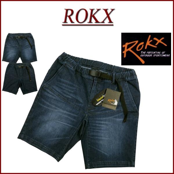 ROKX ロックス MG DENIM CLIMB PRO SHORT クライム プロ ストレッチデニ...