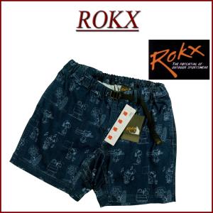 ROKX × PEANUTS DENIM SHORT ヌーピー コラボ アンティーク加工 デニム ショートパンツ RXMS193051｜jtwoshop