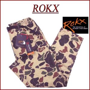 ROKX（ロックス） ヒョウ柄 コットンストレッチ スエード イージー