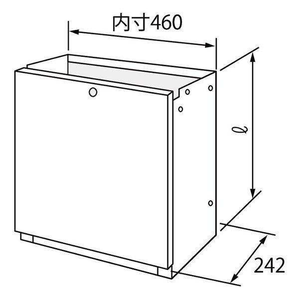 【据置台　D65-650-S】ノーリツ（Noritz)　給湯器関連部材（据置台）