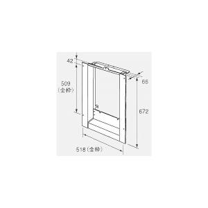 ノーリツ（NORITZ） TC-6A ノーリツ（Noritz）扉内設置ケース 給湯器