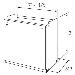 ノーリツ（NORITZ） 【据置台 D55-450】ノーリツ(Noritz) 給湯器関連