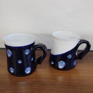 陶芸 陶器 焼物 ご当地 大山焼久古窯 玉鋼 盃 山陰工芸品 Pay-GE-02