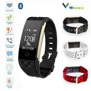 Winnes Fitness Tracker, Smart Watch Heart Rate Monitor,Smart Bracelet with Step Tracker Sleep Monitor Calorie Counter Pedometer Activity Tracker for A｜juanmanue-l