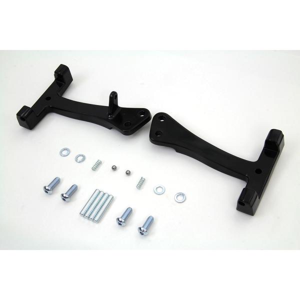 パッセンジャー フットボード サポート ブラック Passenger Footboard Suppo...