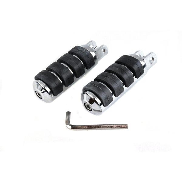 メス エンド マウント フット ペグセット 振動 低減 ゴムパッド 大型 猫足 スタイル ペグ キャ...