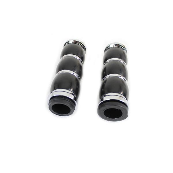 ブラック 黒 バンディド スタイル スロットル バイ ワイヤ ハンドル グリップ Banded FL...