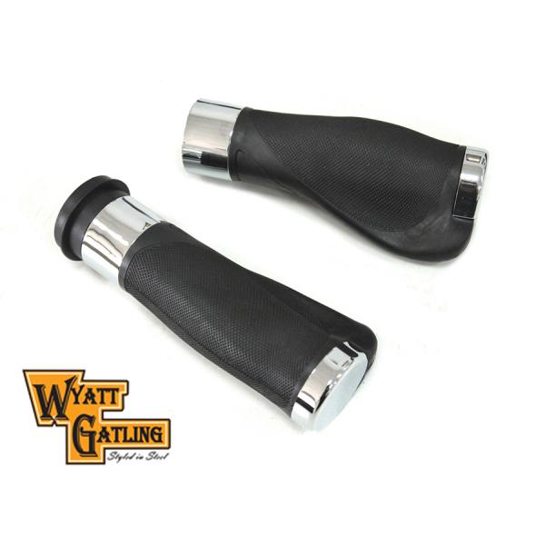 ドンキー スタイル ブラック 黒 ハンドル バー スロットル バイ ワイヤー グリップ クローム エ...