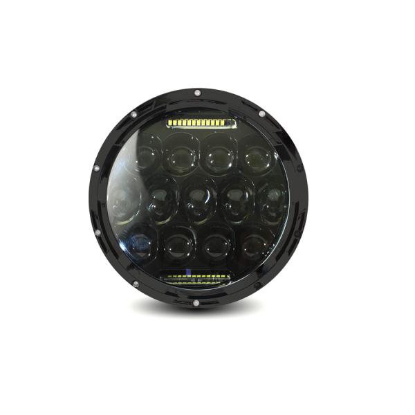 ヘッドライト ヘッドランプ 7インチ LED ハイビーム ロービーム 4000ルーメン 純粋な白色 ...
