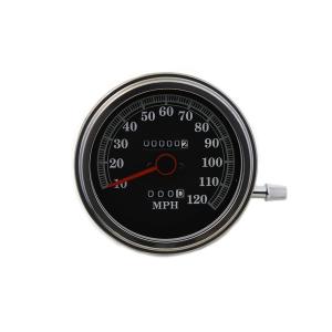 スピードメーター 速度計 2240:60 レシオ 4-5/8" 10-120 mph Speedometer with 2240:60 Ratio FLST FXST FXWG FXSTS 1984-1990 67027-81B ハーレー｜jubana1