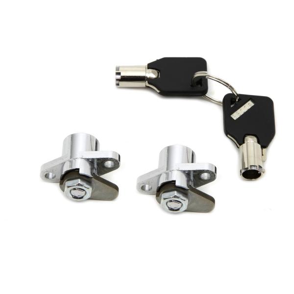 サドルバック クローム ロック キー 鍵 カギ Chrome Saddlebag Lock and ...