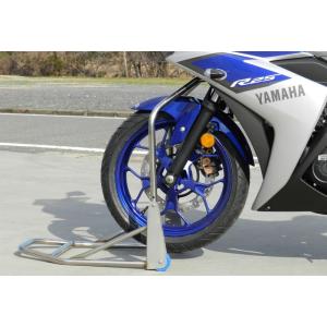 バトルファクトリー 片持ちスイングアーム用リアスタンド RVF400など 片持ちスイングアーム用リアスタンド 適合車種： HONDA / RS250R