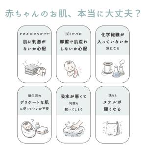 ガーゼバスタオル 赤ちゃん ガーゼ バスタオル...の詳細画像3