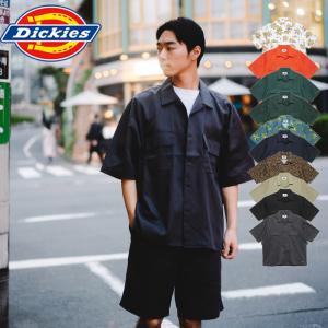 【Dickies】DK WORK SHIRT/全10色 トップス シャツ ワークシャツ カジュアル シンプル 柄 おしゃれ ストリート ロゴ メンズ