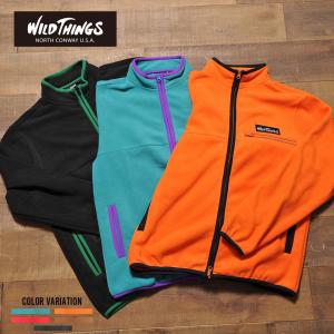 "WILDTHINGS【ワイルドシングス】フリースマジックジャンパー/全5色"アウター ジャンパー メンズ レディース ユニセックス ジップ