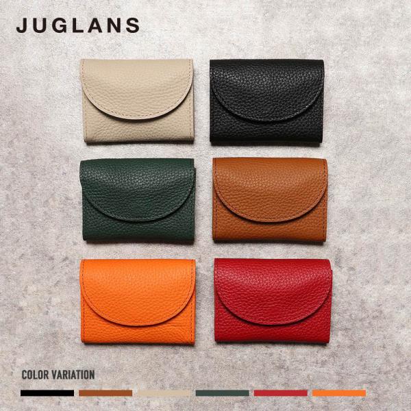 【JUGLANS】LEATHER DOUBLE FLAP COIN PURSE/全6色 グッズ 財布...
