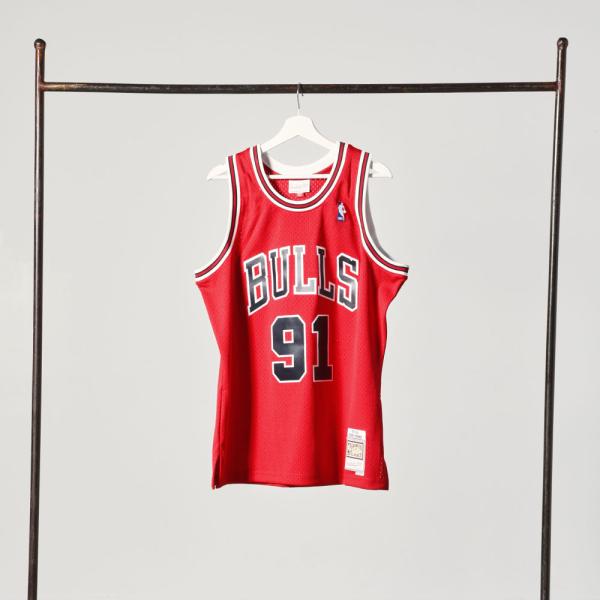 【NBA】NBA SWINGMAN ROAD JERSEY BULLS 97 DENNIS RODM...