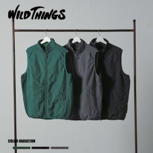 【WILD THINGS】SUPPLEX REVERSIBLE VEST/全3色 アウター ジャケット ベスト 秋 冬 アウトドア カジュアル メンズ