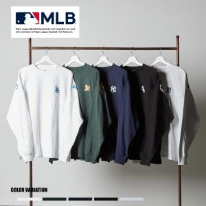 【MLB】バックロゴ L/S Tee/全5色 トップス Tシャツ ロンT シンプル カジュアル おしゃれ ロゴ メンズ