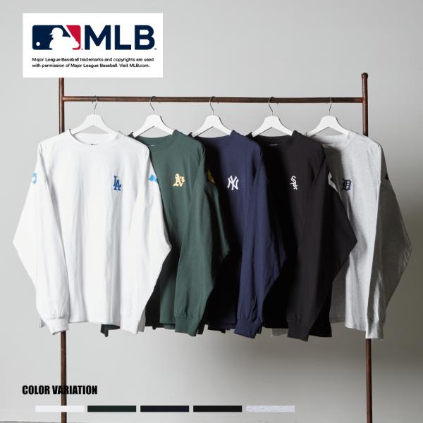 【MLB】バックロゴ L/S Tee/全5色 トップス Tシャツ ロンT シンプル カジュアル おし...