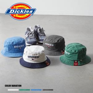 【Dickies】EX BIO WASH BUCKET HAT/全4色 ハット バケットハット 帽子 シンプル ロゴ おしゃれ カジュアル メンズ レディース ユニセックス