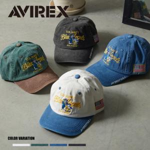 【AVIREX】EX AX TOMCAT CAP/全4色 キャップ 帽子 シンプル カジュアル ロゴ アウトドア メンズ レディース ユニセックス