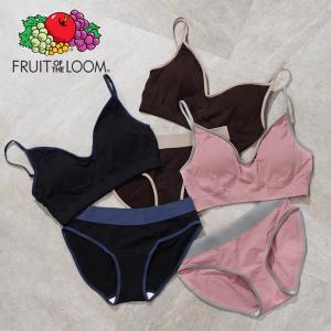 【FRUIT OF THE LOOM】FTL 成型ブラショーセット/全3色 トップス インナー ブラ ショーツ セット レディース フルーツオブザルーム