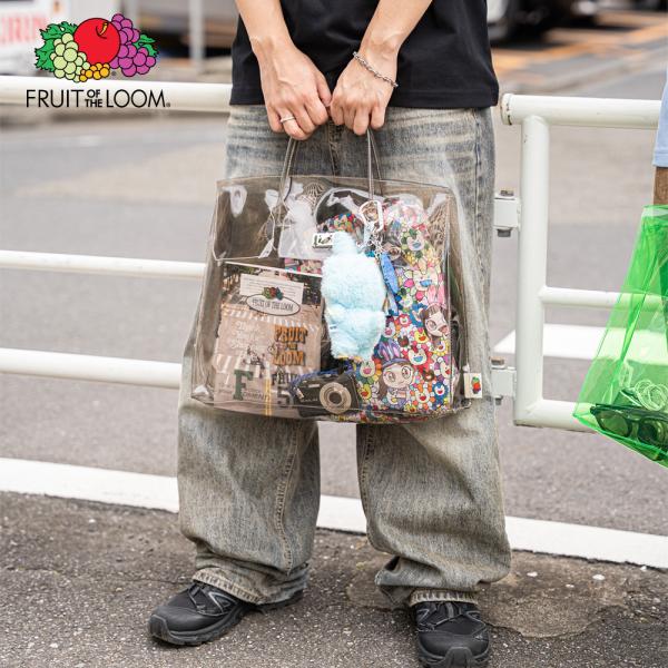 【FRUIT OF THE LOOM】VINYL TOTE BAG &amp; STICKER SEAL S...