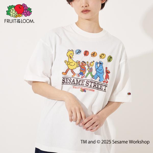 【FRUIT OF THE LOOM】SESAME STREET×FTL Illust T-Shir...