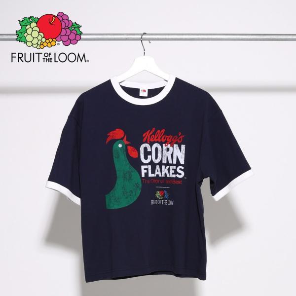 【FRUIT OF THE LOOM】FTL x KELLOGGS RINGER T-SHIRT3/...