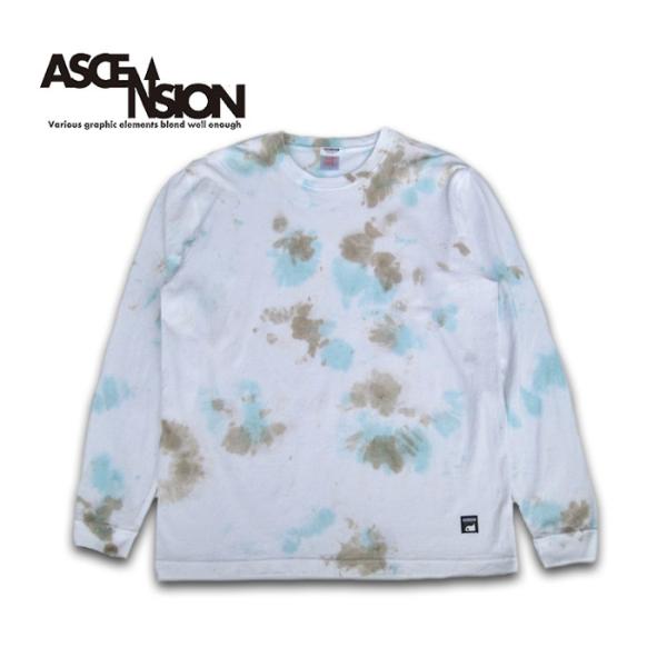 タイダイロングTシャツ 黒部の名水染めシリーズ タイダイ 絞り染め フェス キャンプ アウトドア ヨ...