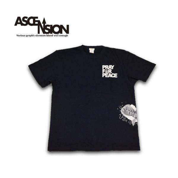 半袖Tシャツ　ASCENSION × GOODSEEKER Wネーム / PRAY FOR PEAC...