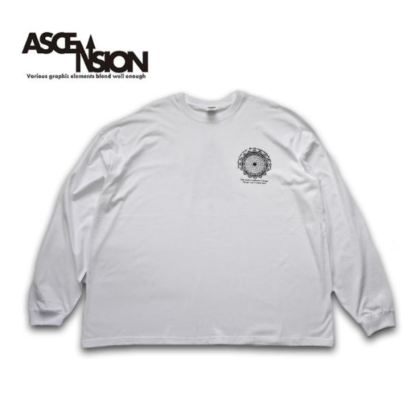 ASCENSION（アセンション）グラフィックワイドロングTシャツ 送料無料　ワイドTシャツ ビック...