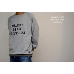 ASCENSION（アセンション）/ IMAGINE PEACE raglan sleeve cre...