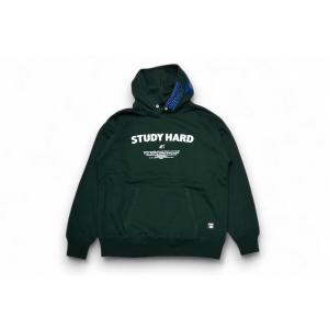 ASCENSION × GOODSEEKER Wネーム 刺し子藍染めパッチワークヘビーウェイトプルオ...