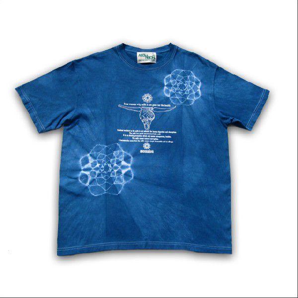 ASCENSION（アセンション) "JUICE × ASCENSION コラボ  藍染めTシャツ【...