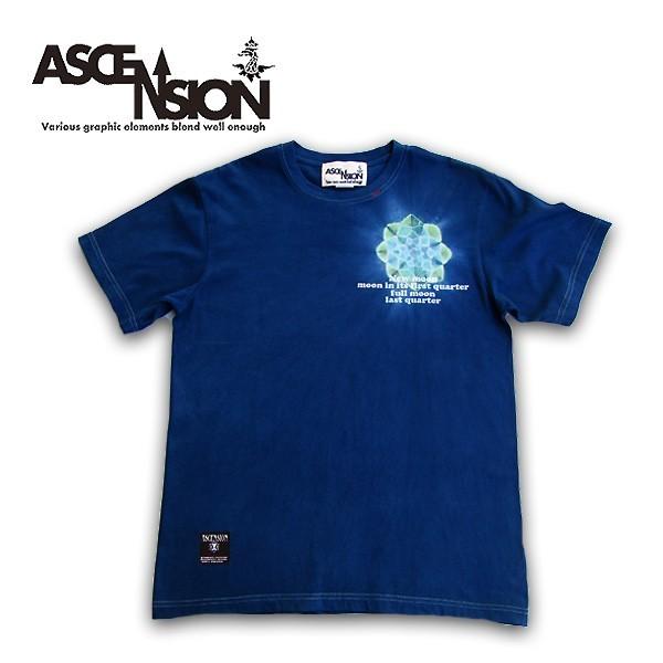 ASCENSION（アセンション）藍染め・曼荼羅 TEE【Life is a journey】JUI...