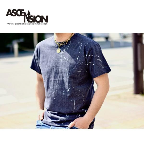 ASCENSION（アセンション） ペイントTシャツ    as-710
