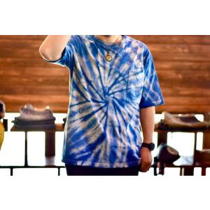 ASCENSION / SPIRAL INDIGO WIDE PK TEE （黒部の名水染めシリーズ）as-836｜juice16